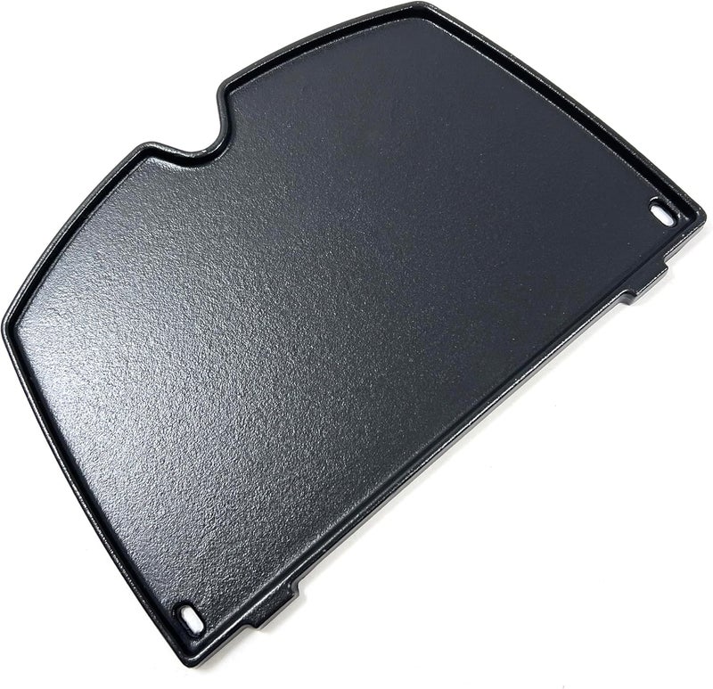 Direct Store DC136 6558 Cast Iron Cooking Griddle for Weber Q100 Q1000, Q120 Q1200 Series Gas Grills Parts, 12.6 x 8.5 x 0.5 Inches, Replace for Weber Q1200 Grill Accessories - Image 1